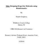 Designing Drug-Like Molecules using Bioinformatics